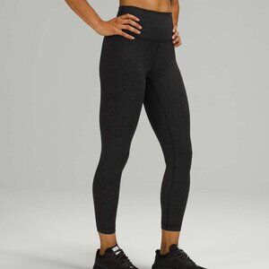 Lululemon Wunder Train High-Rise Tight 25" - 10 Crunch Black